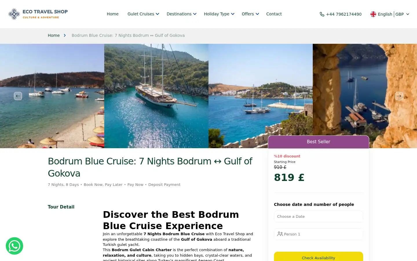 Screenshot of ecotravelshop.com