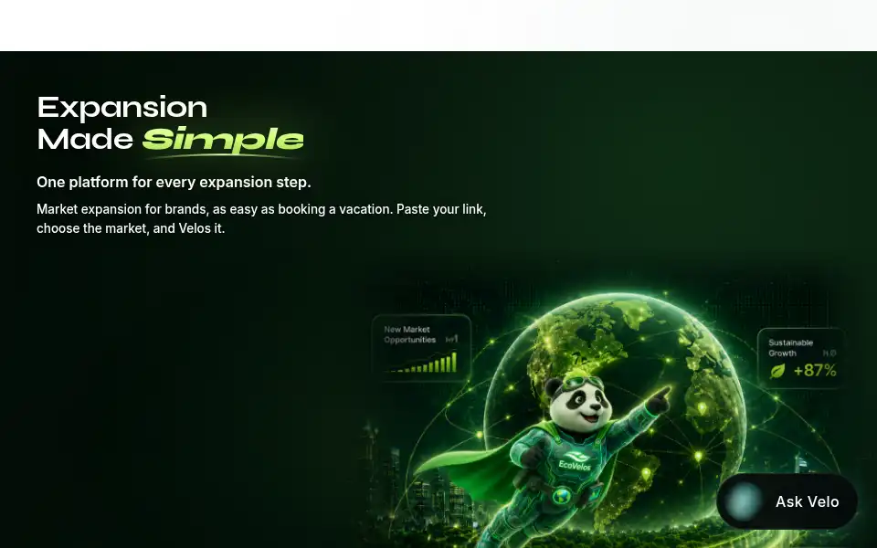 Screenshot of ecovelos.com