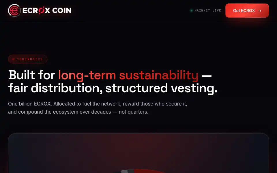 Screenshot of ecroxcoin.io