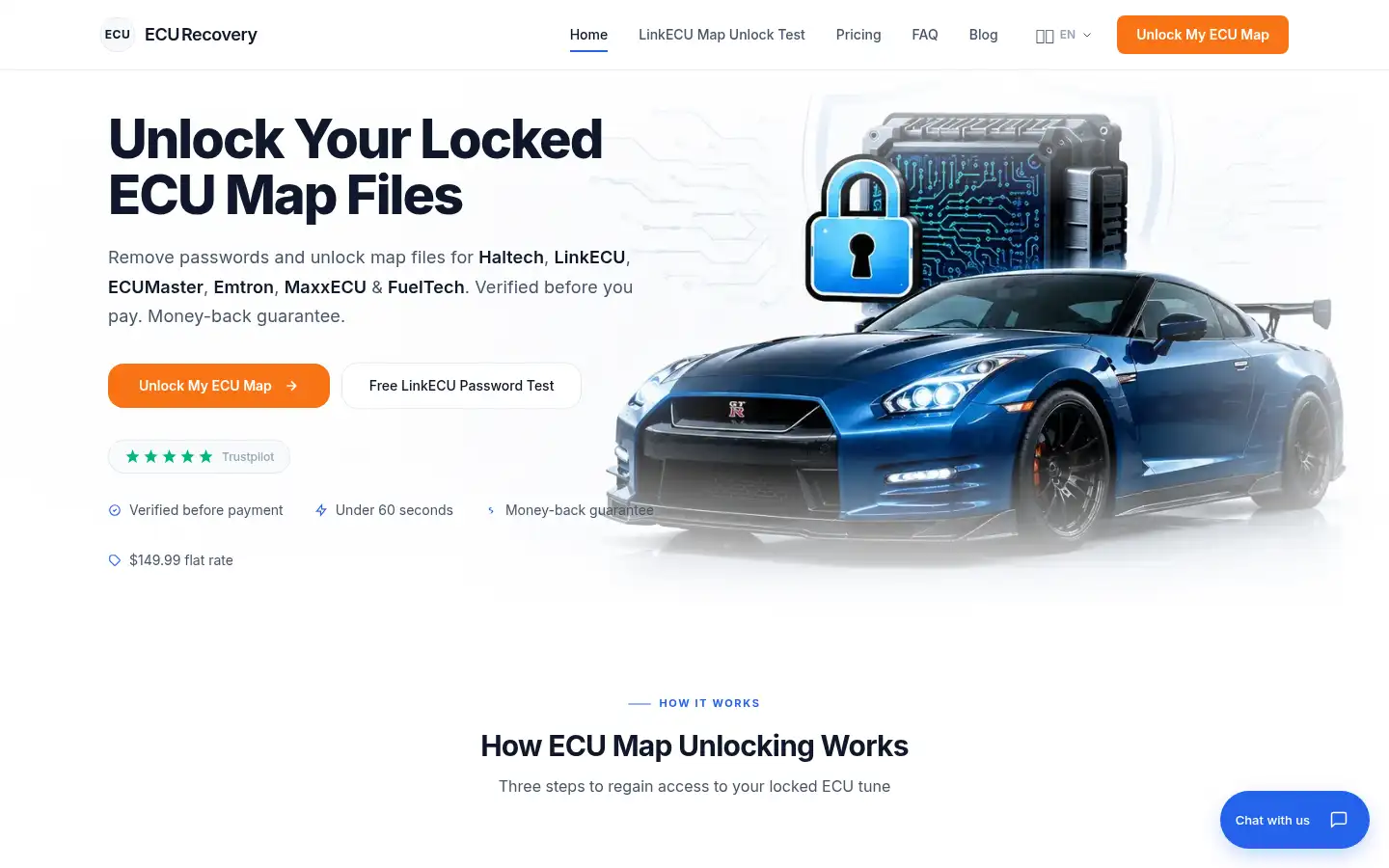 Screenshot of ecurecovery.com