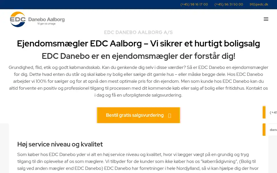 Screenshot of edcdanebo.dk