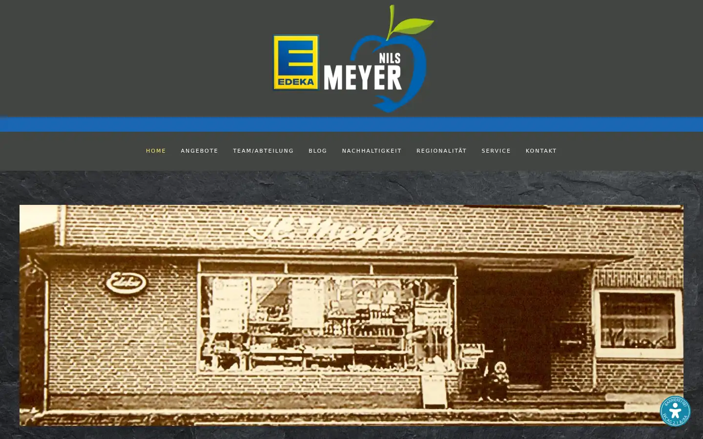 Screenshot of edeka-meyer.com