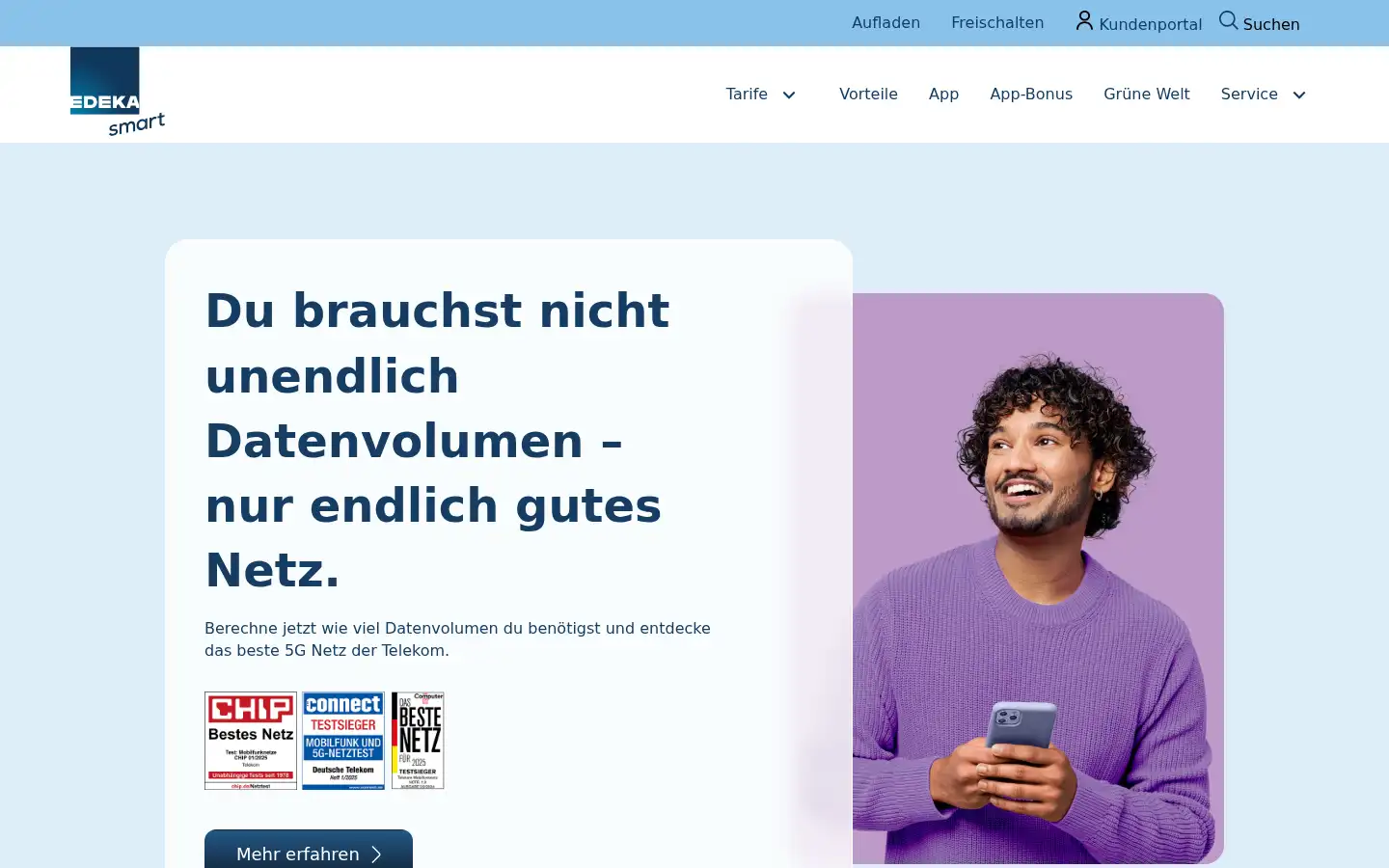 Screenshot of edeka-smart.de