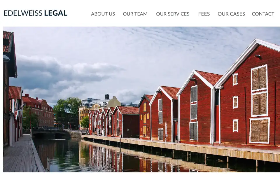 Screenshot of edelweisslegal.com