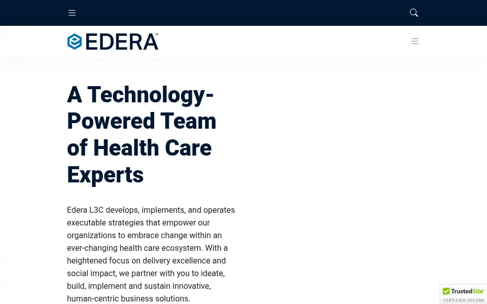 Screenshot of edera.com