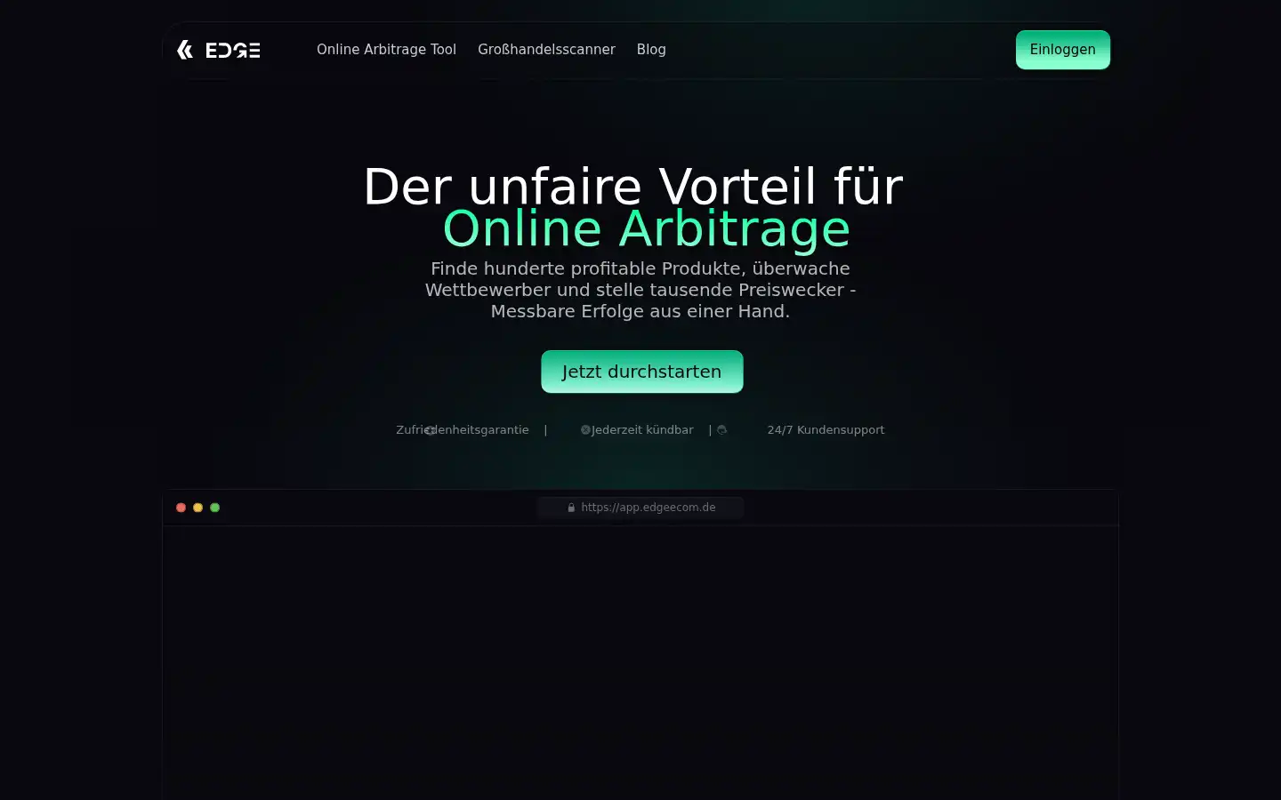 Screenshot of edgeecom.de