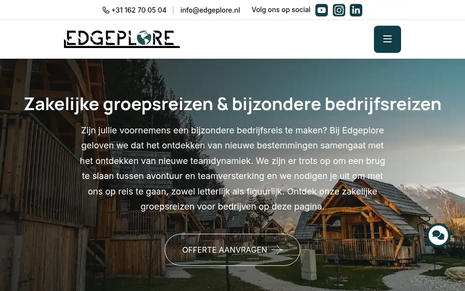 Screenshot of edgeplore.nl