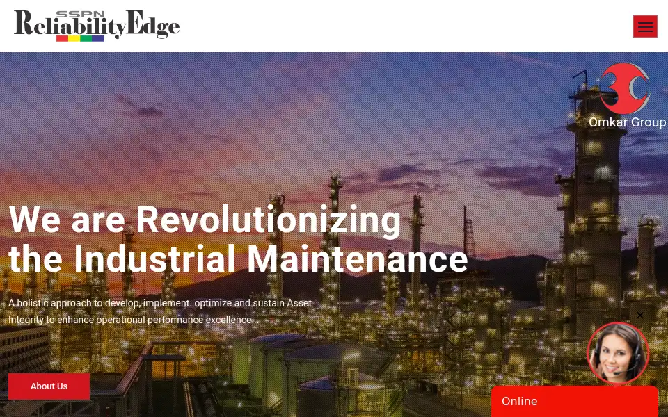 Screenshot of edgereliability.com
