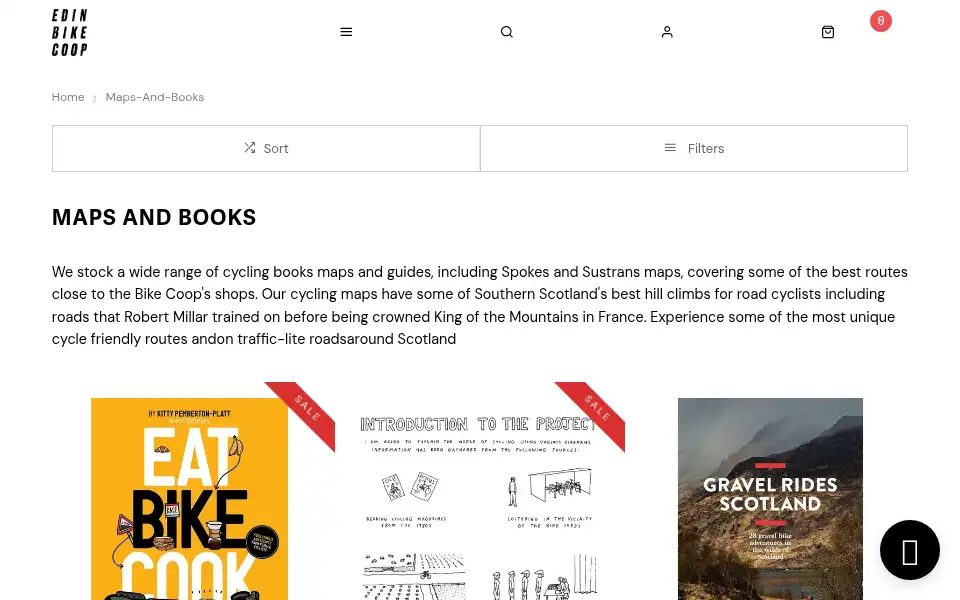 Screenshot of edinburghbicycle.com
