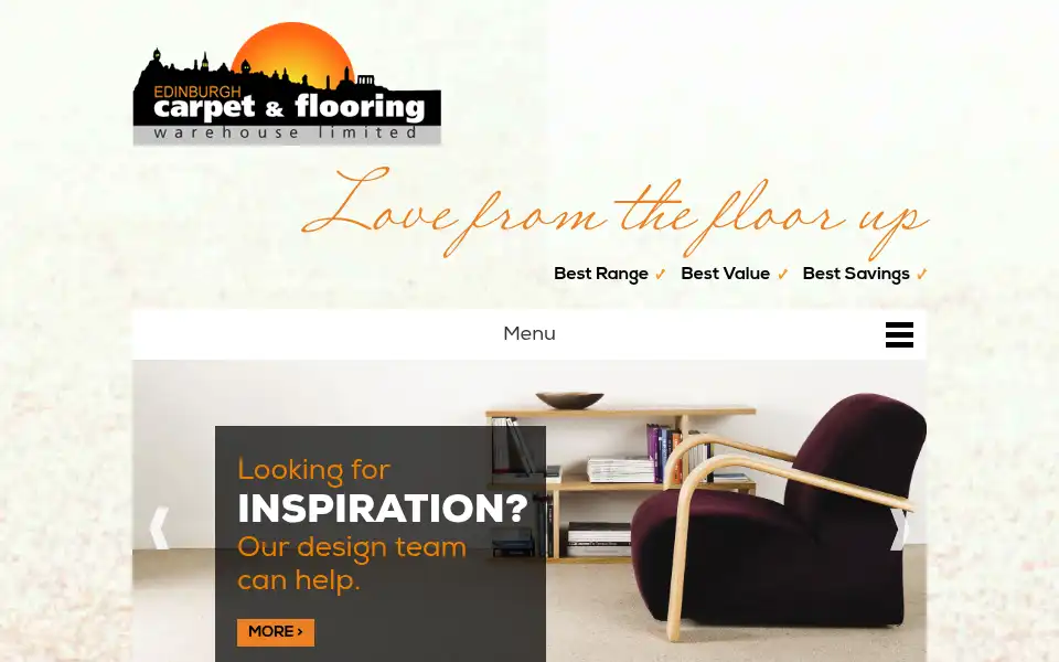 Screenshot of edinburghcarpetwarehouse.co.uk
