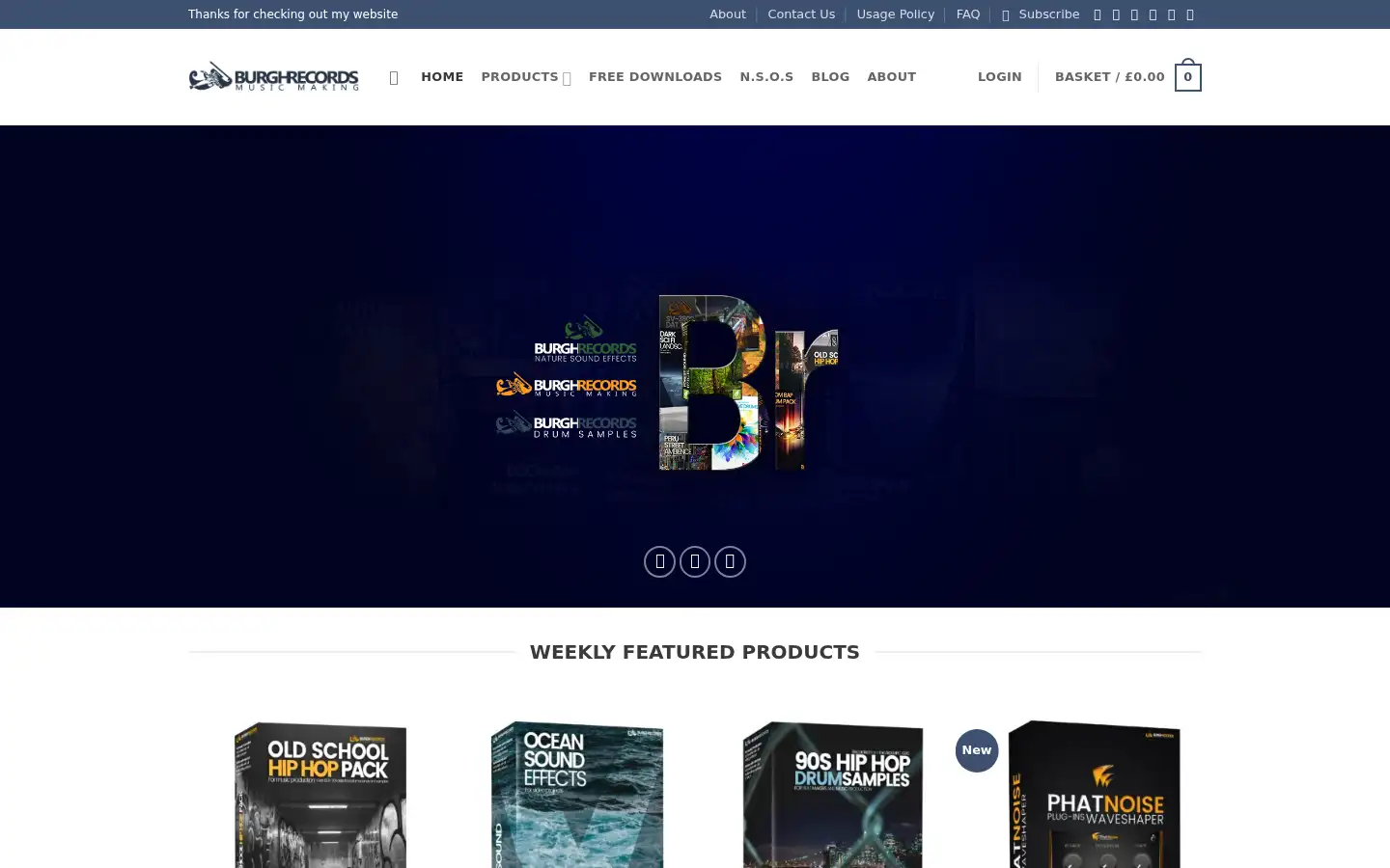 Screenshot of edinburghrecords.com