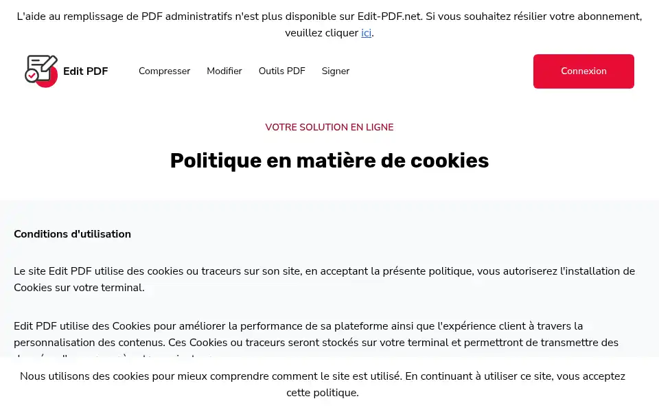 Screenshot of edit-pdf.net