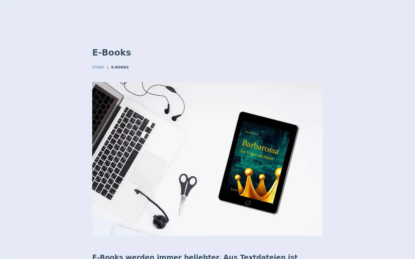 Screenshot of editionblaes.de
