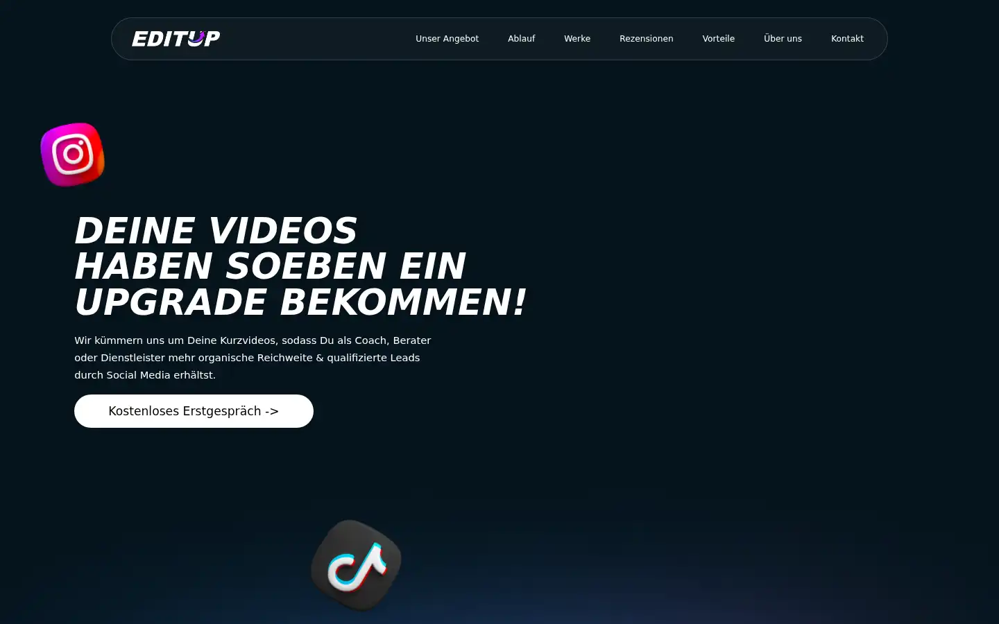 Screenshot of editup.de