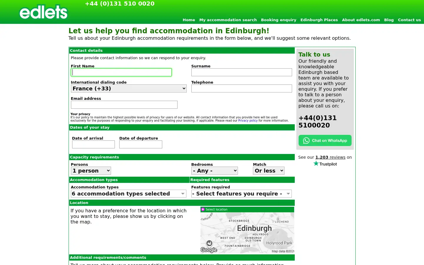 Screenshot of edlets.com