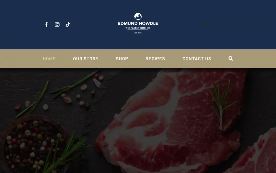 Screenshot of edmundhowdle.co.uk