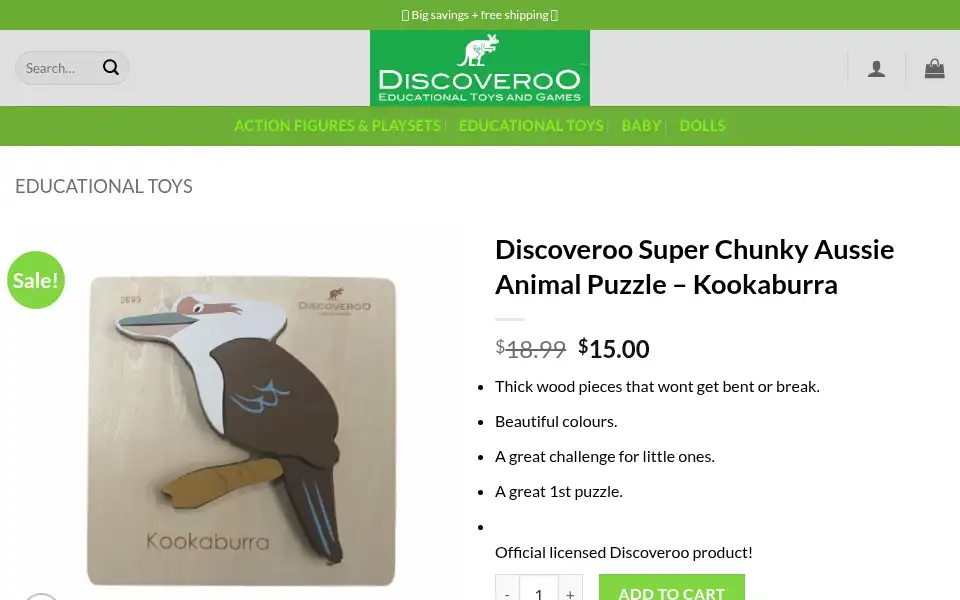 Screenshot of educationaltoyssale.com