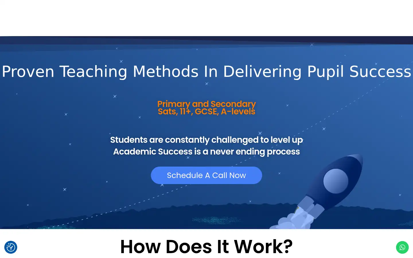 Screenshot of educationhelps.co.uk