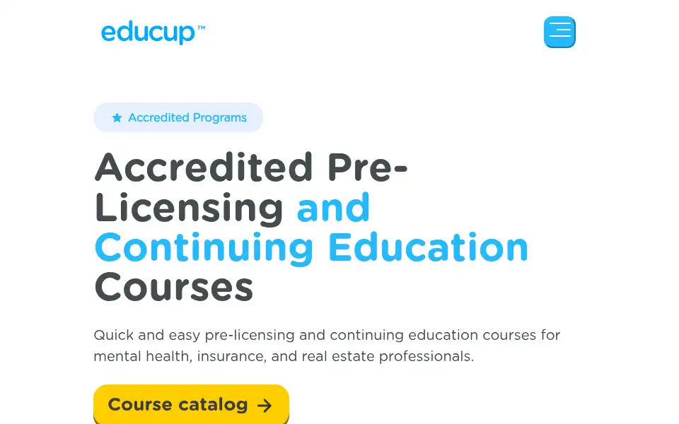 Screenshot of educup.io