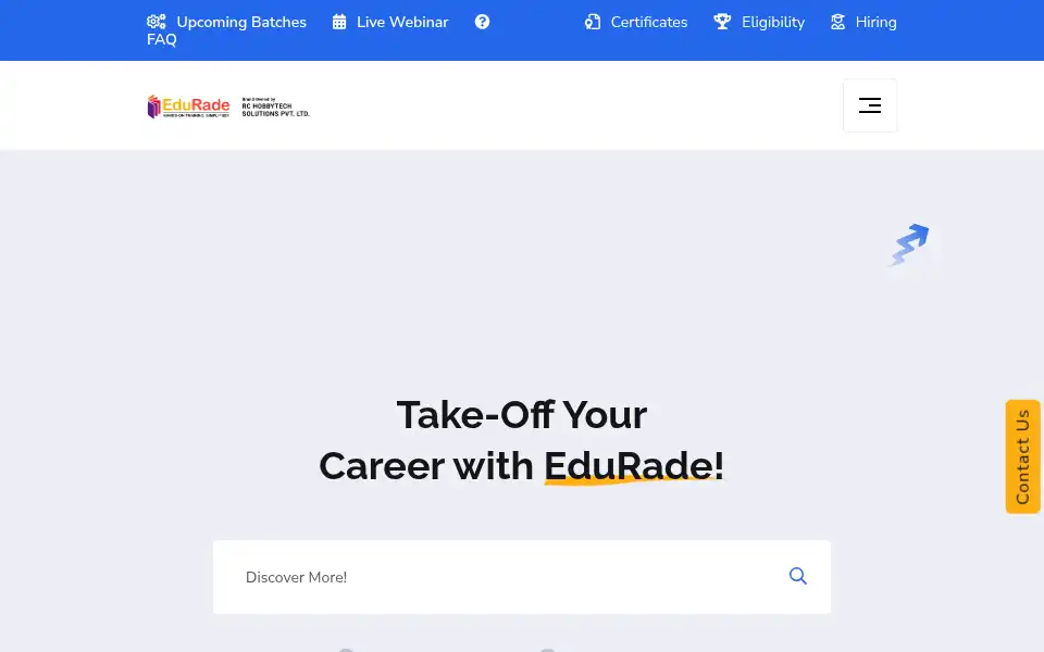 Screenshot of edurade.com