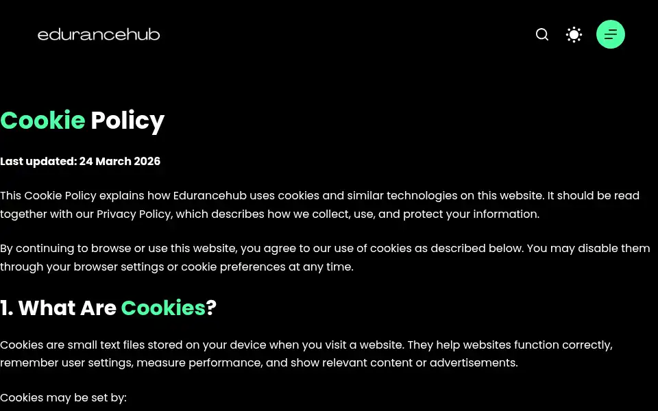 Screenshot of edurancehub.co.in