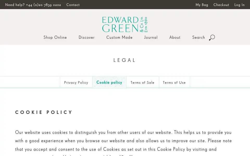 Screenshot of edwardgreen.com