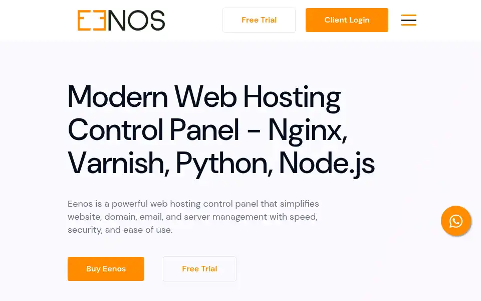 Screenshot of eenos.com