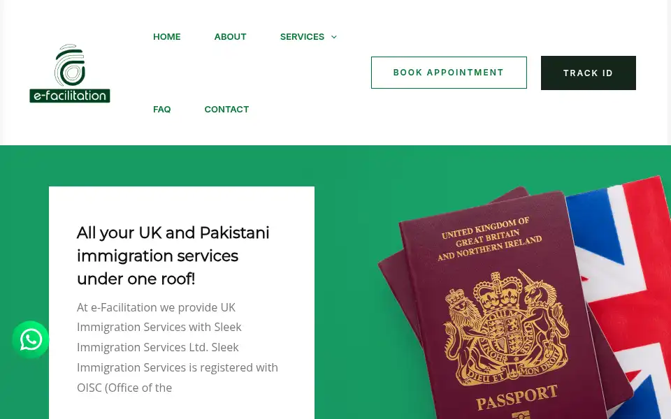 Screenshot of efacilitation.co.uk