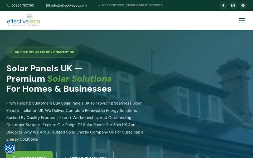 Screenshot of effectiveeco.com
