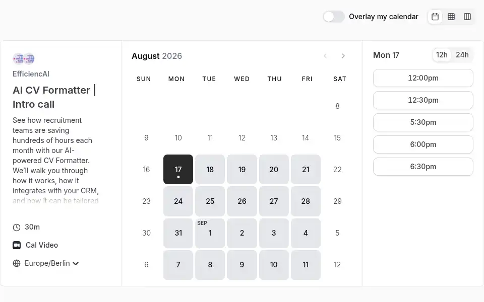 Screenshot of efficiencai.com