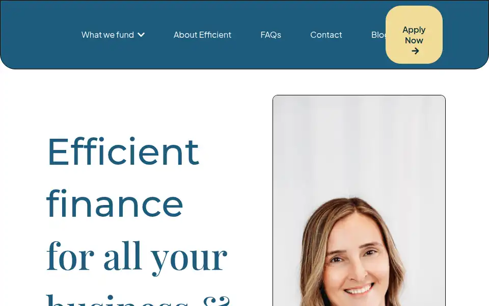 Screenshot of efficientfinance.com.au