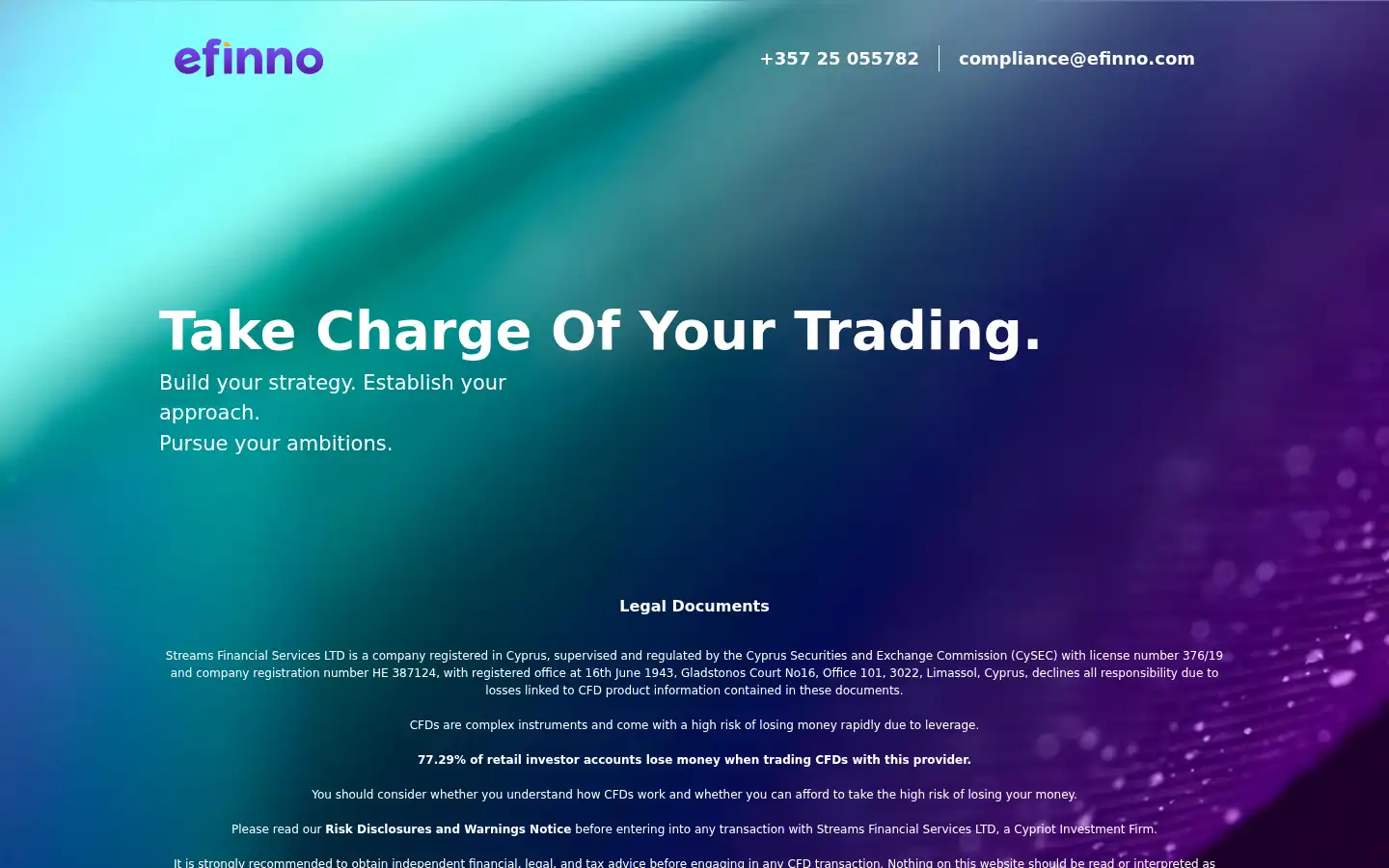 Screenshot of efinno.com