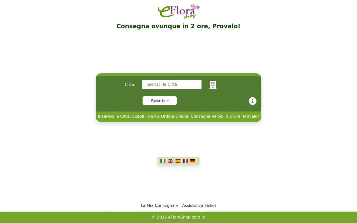 Screenshot of eflorashop.com