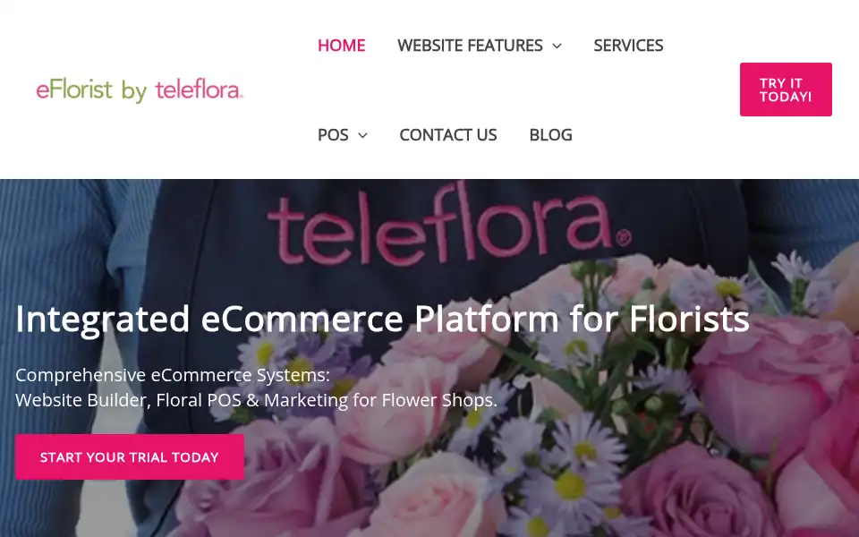Screenshot of eflorist.com