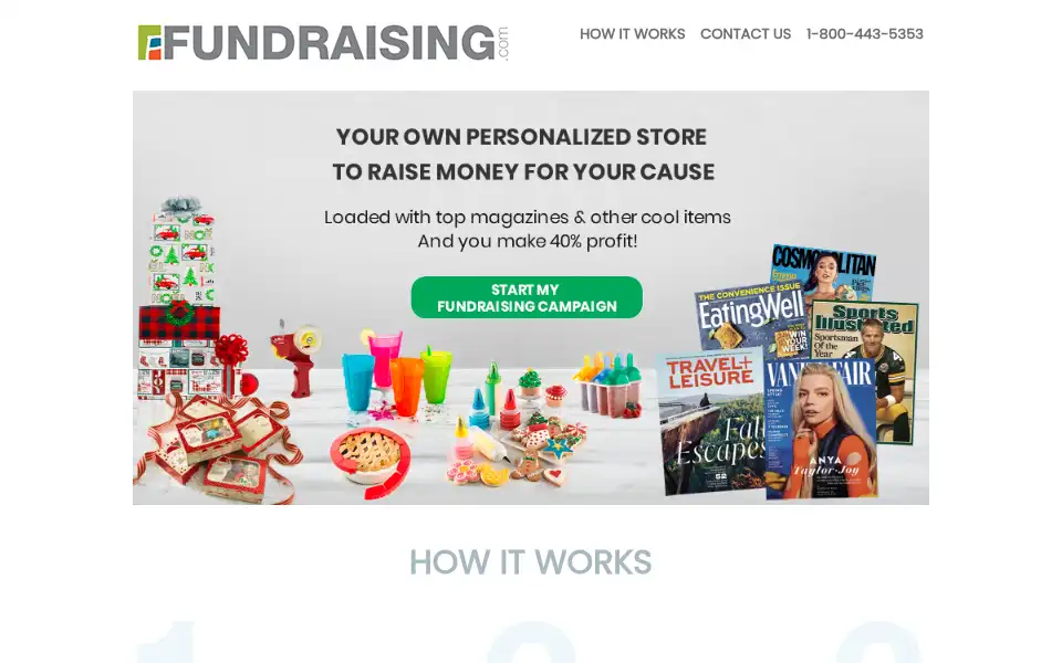 Screenshot of efundraising.com