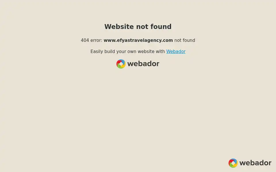 Screenshot of efyastravelagency.com