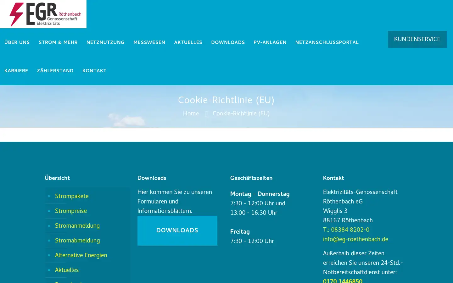 Screenshot of eg-roethenbach.de