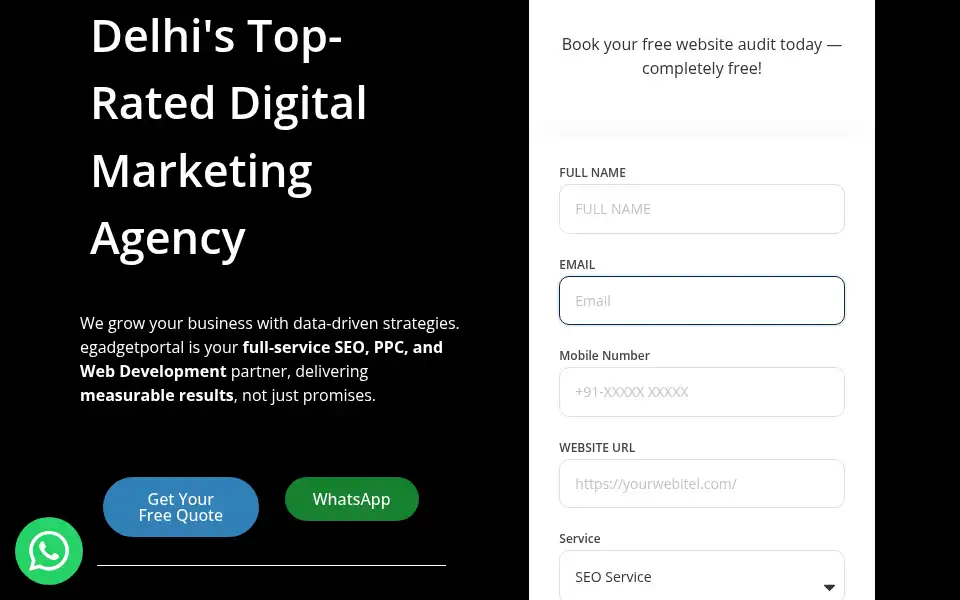 Screenshot of egadgetportal.com