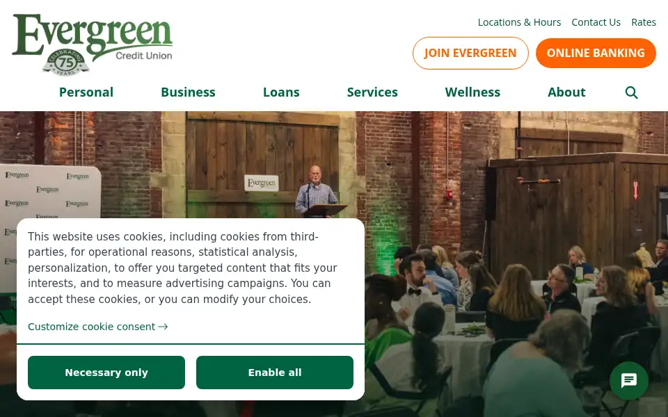 Screenshot of egcu.org