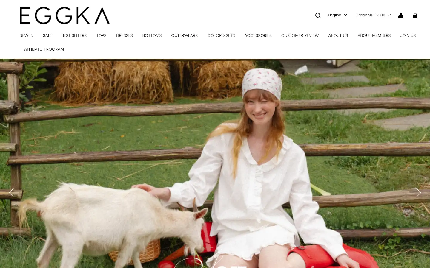 Screenshot of eggka.com
