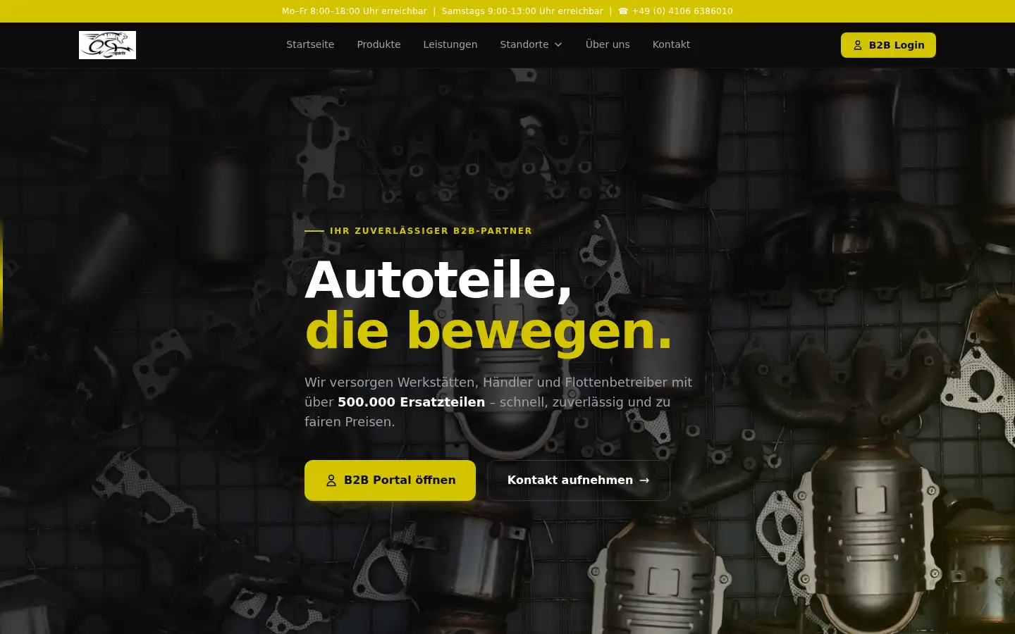 Screenshot of egparts.de