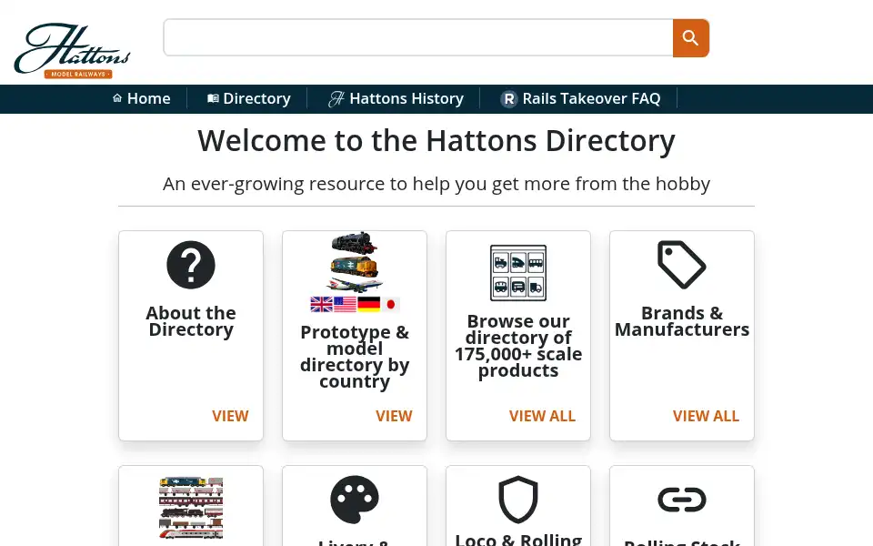 Screenshot of ehattons.com