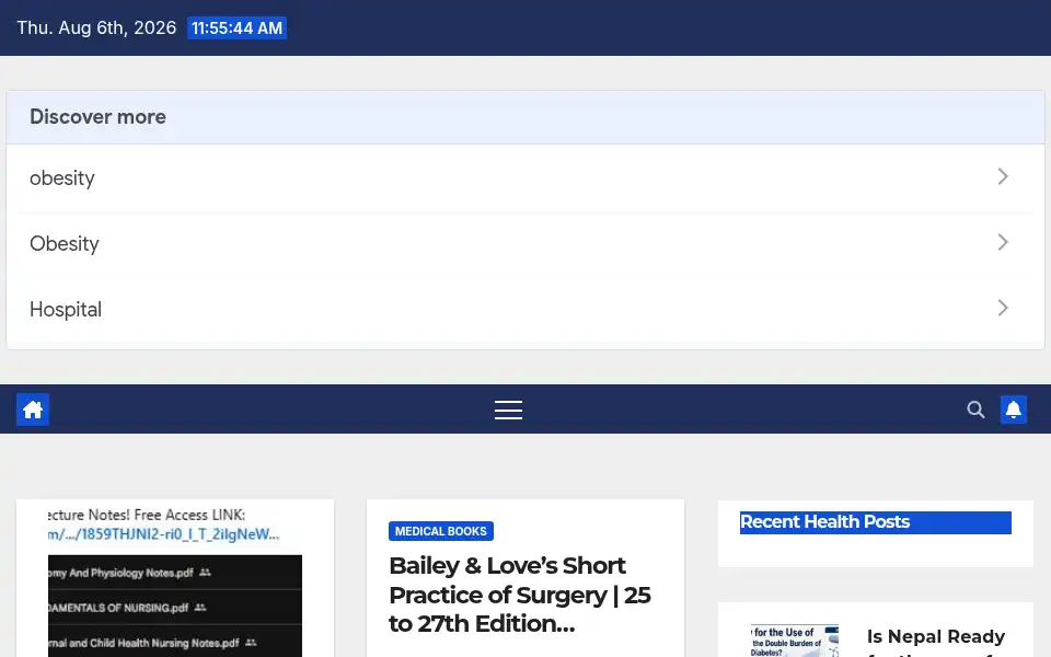 Screenshot of ehealthsewa.com