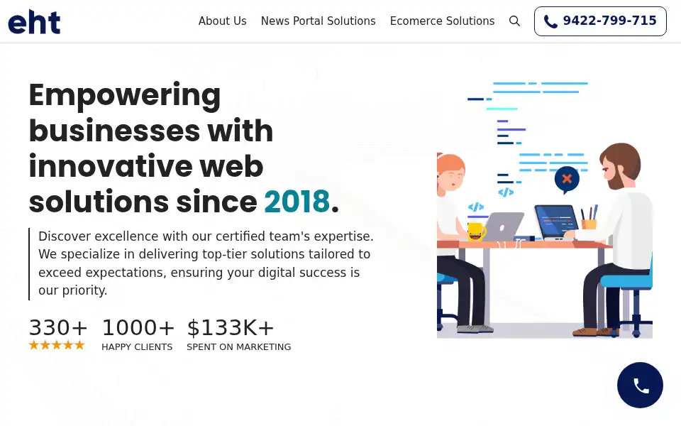 Screenshot of ehtws.com