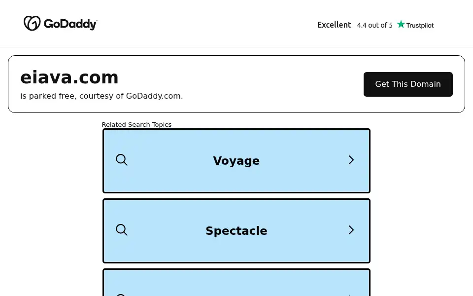 Screenshot of eiava.com