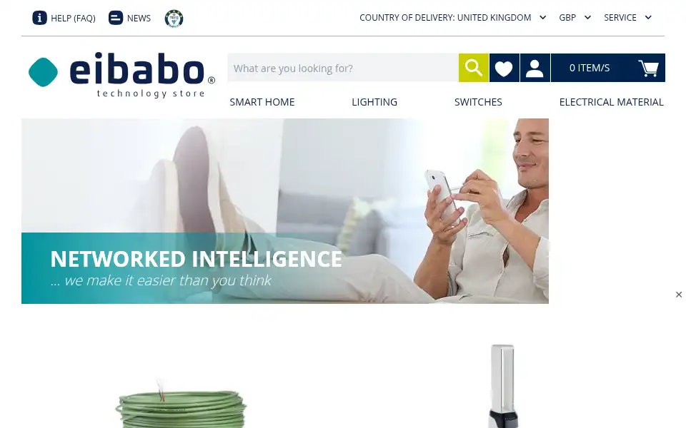 Screenshot of eibabo.uk