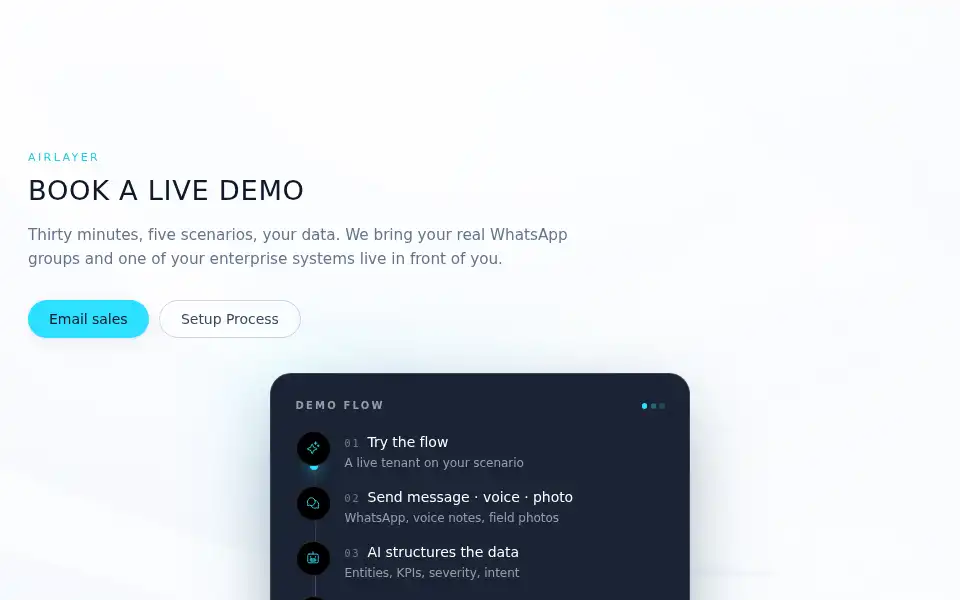 Screenshot of eiffels.ai