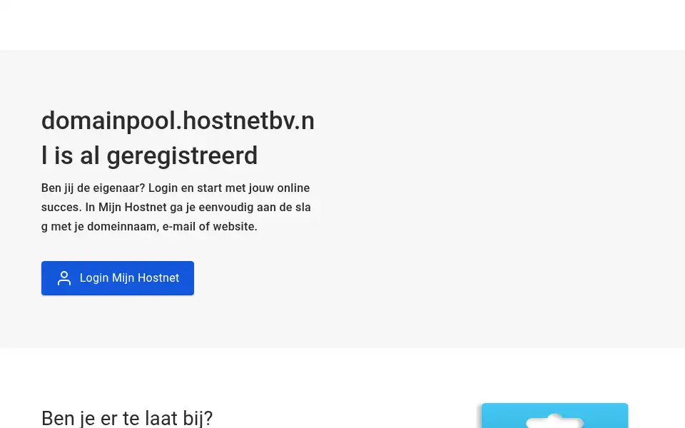 Screenshot of eigenhuislening.nl