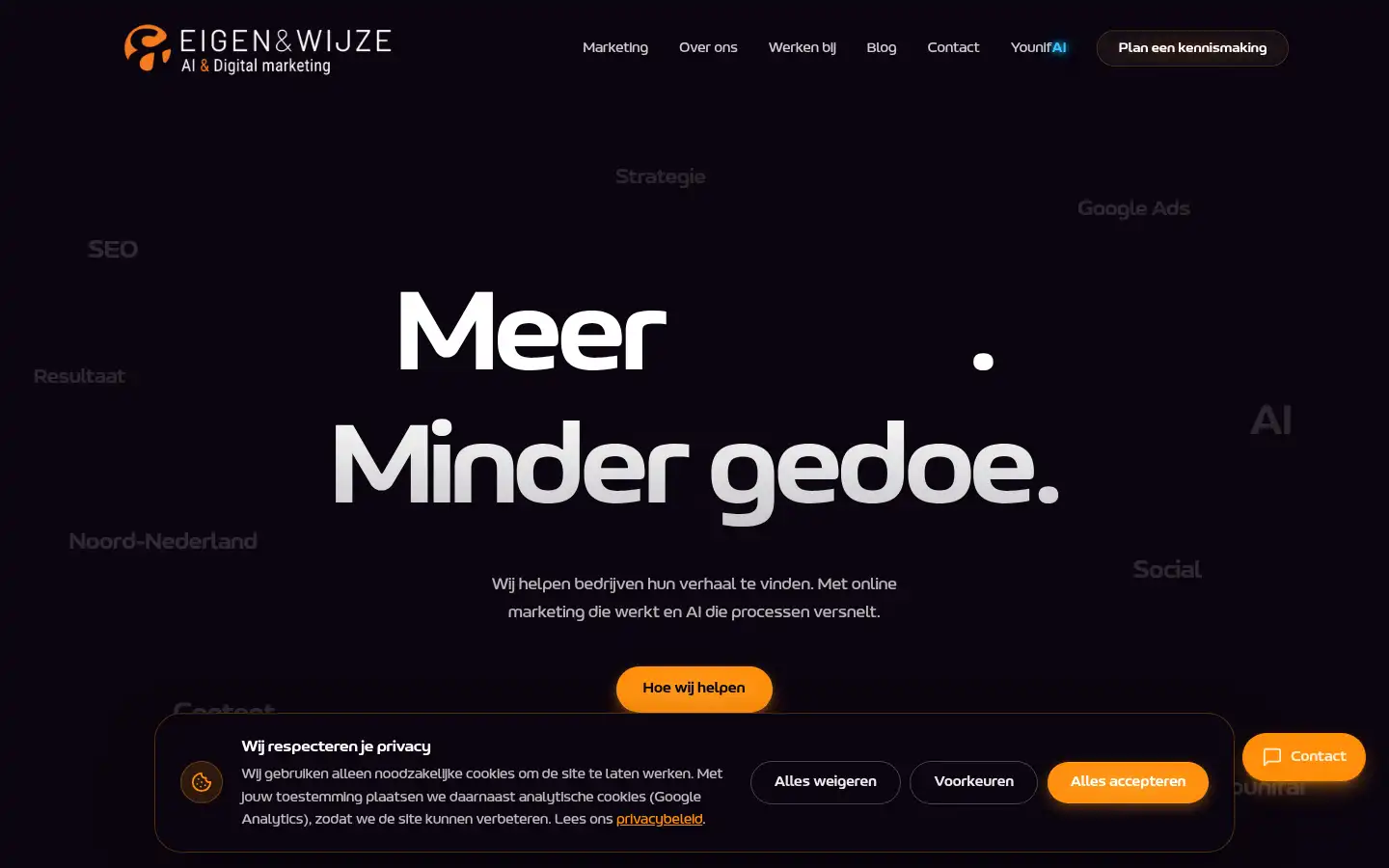 Screenshot of eigenwijze.nl
