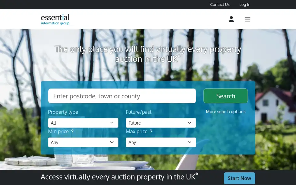 Screenshot of eigpropertyauctions.co.uk